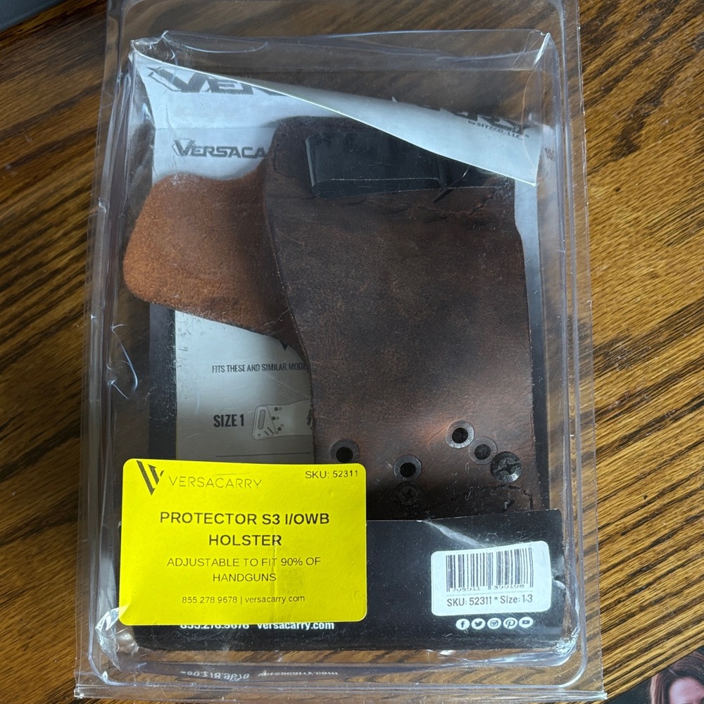 Brown Leather IWB Holster